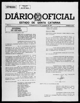Diário Oficial do Estado de Santa Catarina. Ano 52. N° 12861 de 20/12/1985