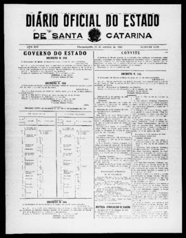 Diário Oficial do Estado de Santa Catarina. Ano 14. N° 3569 de 15/10/1947