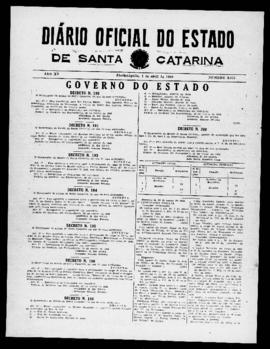 Diário Oficial do Estado de Santa Catarina. Ano 15. N° 3675 de 01/04/1948