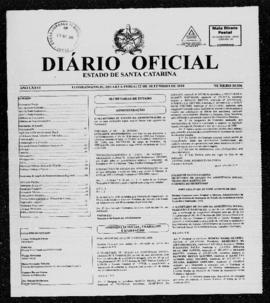 Diário Oficial do Estado de Santa Catarina. Ano 76. N° 18936 de 22/09/2010