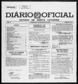 Diário Oficial do Estado de Santa Catarina. Ano 55. N° 14017 de 24/08/1990