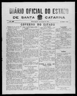 Diário Oficial do Estado de Santa Catarina. Ano 19. N° 4642 de 23/04/1952