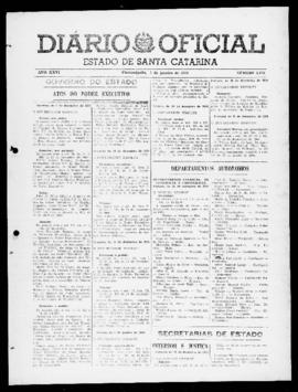 Diário Oficial do Estado de Santa Catarina. Ano 26. N° 6476 de 07/01/1960
