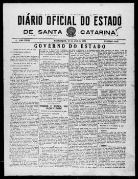 Diário Oficial do Estado de Santa Catarina. Ano 18. N° 4403 de 20/04/1951