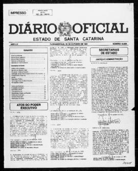 Diário Oficial do Estado de Santa Catarina. Ano 56. N° 14309 de 29/10/1991
