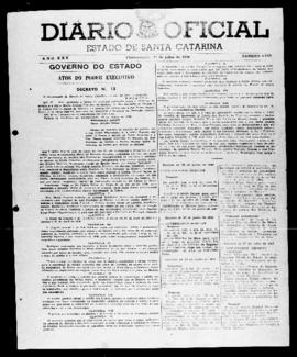 Diário Oficial do Estado de Santa Catarina. Ano 25. N° 6119 de 01/07/1958