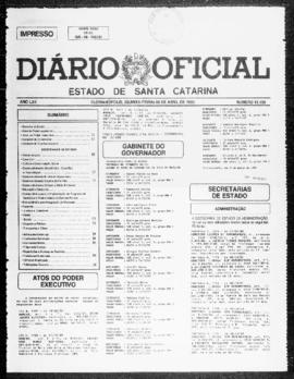 Diário Oficial do Estado de Santa Catarina. Ano 62. N° 15159 de 06/04/1995