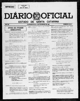 Diário Oficial do Estado de Santa Catarina. Ano 53. N° 13147 de 17/02/1987