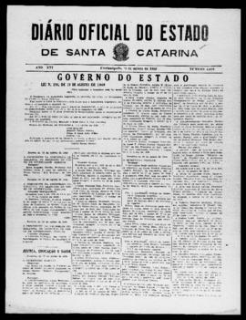 Diário Oficial do Estado de Santa Catarina. Ano 16. N° 4002 de 18/08/1949