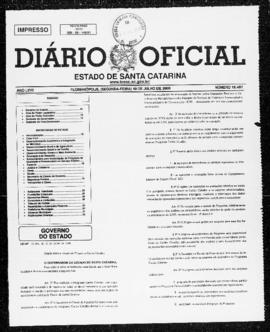 Diário Oficial do Estado de Santa Catarina. Ano 67. N° 16451 de 10/07/2000