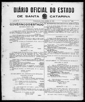 Diário Oficial do Estado de Santa Catarina. Ano 5. N° 1335 de 24/10/1938