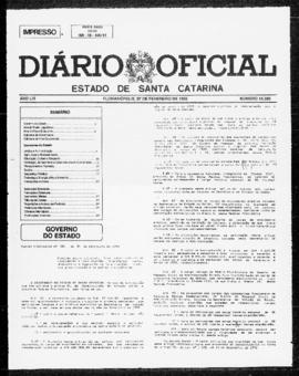 Diário Oficial do Estado de Santa Catarina. Ano 56. N° 14393 de 27/02/1992