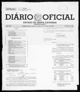 Diário Oficial do Estado de Santa Catarina. Ano 69. N° 16960 de 01/08/2002