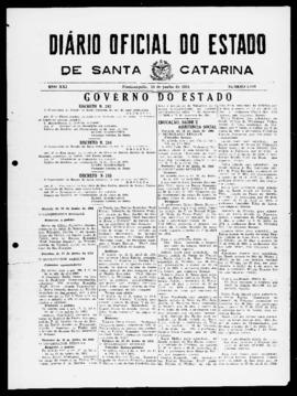 Diário Oficial do Estado de Santa Catarina. Ano 21. N° 5164 de 28/06/1954