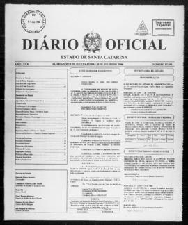 Diário Oficial do Estado de Santa Catarina. Ano 72. N° 17934 de 28/07/2006