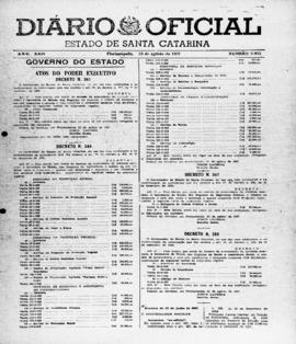 Diário Oficial do Estado de Santa Catarina. Ano 24. Nº 5923 de 23/08/1957