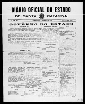 Diário Oficial do Estado de Santa Catarina. Ano 6. N° 1603 de 02/10/1939