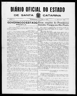 Diário Oficial do Estado de Santa Catarina. Ano 5. N° 1261 de 25/07/1938