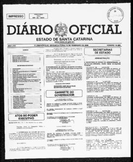 Diário Oficial do Estado de Santa Catarina. Ano 66. N° 16353 de 14/02/2000