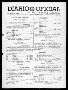 Diário Oficial do Estado de Santa Catarina. Ano 31. N° 7609 de 31/07/1964