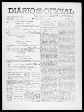 Diário Oficial do Estado de Santa Catarina. Ano 31. N° 7546 de 12/05/1964