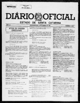 Diário Oficial do Estado de Santa Catarina. Ano 53. N° 13162 de 12/03/1987