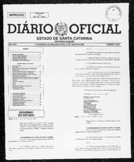Diário Oficial do Estado de Santa Catarina. Ano 67. N° 16432 de 12/06/2000
