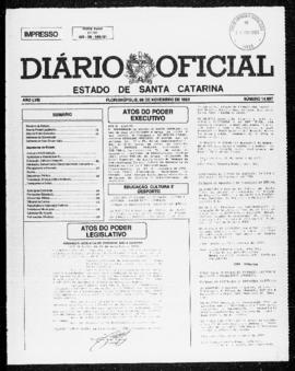 Diário Oficial do Estado de Santa Catarina. Ano 58. N° 14807 de 08/11/1993