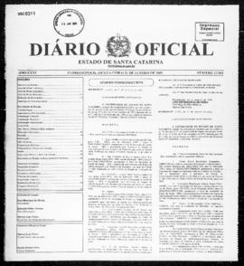 Diário Oficial do Estado de Santa Catarina. Ano 71. N° 17563 de 21/01/2005