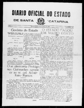 Diário Oficial do Estado de Santa Catarina. Ano 1. N° 87 de 21/06/1934