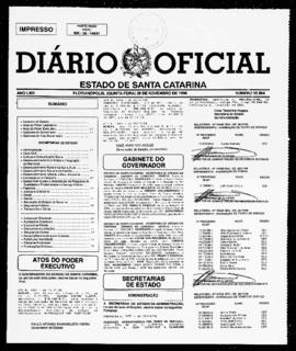 Diário Oficial do Estado de Santa Catarina. Ano 63. N° 15564 de 28/11/1996