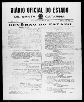 Diário Oficial do Estado de Santa Catarina. Ano 6. N° 1488 de 10/05/1939