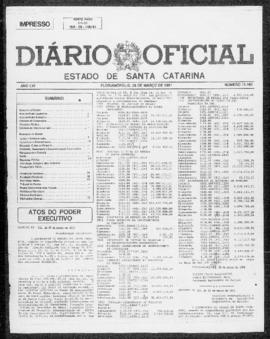 Diário Oficial do Estado de Santa Catarina. Ano 56. N° 14160 de 28/03/1991
