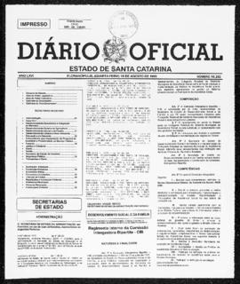 Diário Oficial do Estado de Santa Catarina. Ano 66. N° 16232 de 18/08/1999
