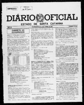 Diário Oficial do Estado de Santa Catarina. Ano 53. N° 13223 de 10/06/1987