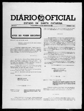 Diário Oficial do Estado de Santa Catarina. Ano 46. N° 11531 de 04/08/1980
