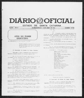 Diário Oficial do Estado de Santa Catarina. Ano 41. N° 10464 de 14/04/1976