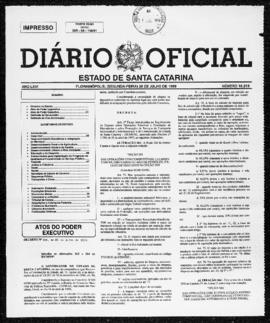 Diário Oficial do Estado de Santa Catarina. Ano 66. N° 16215 de 26/07/1999