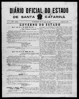 Diário Oficial do Estado de Santa Catarina. Ano 18. N° 4438 de 14/06/1951