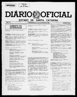 Diário Oficial do Estado de Santa Catarina. Ano 54. N° 13647 de 23/02/1989