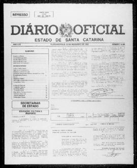 Diário Oficial do Estado de Santa Catarina. Ano 57. N° 14580 de 03/12/1992