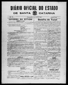 Diário Oficial do Estado de Santa Catarina. Ano 10. N° 2505 de 24/05/1943