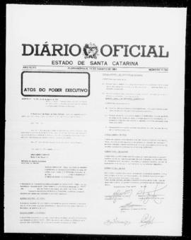 Diário Oficial do Estado de Santa Catarina. Ano 47. N° 11783 de 11/08/1981