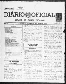 Diário Oficial do Estado de Santa Catarina. Ano 61. N° 15125 de 14/02/1995