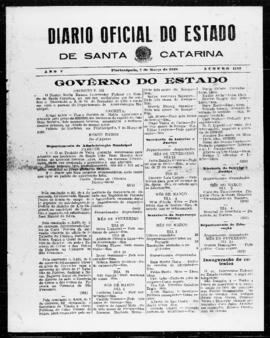 Diário Oficial do Estado de Santa Catarina. Ano 5. N° 1153 de 07/03/1938
