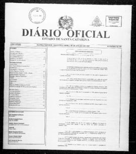 Diário Oficial do Estado de Santa Catarina. Ano 73. N° 18159 de 09/07/2007