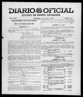 Diário Oficial do Estado de Santa Catarina. Ano 27. N° 6646 de 20/09/1960