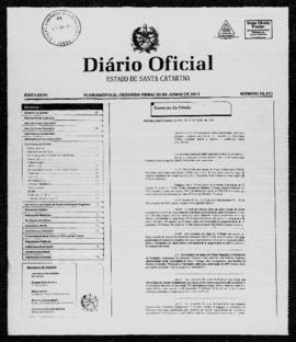 Diário Oficial do Estado de Santa Catarina. Ano 77. N° 19113 de 20/06/2011