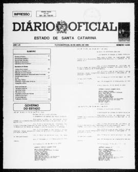 Diário Oficial do Estado de Santa Catarina. Ano 61. N° 14920 de 26/04/1994