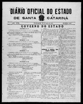 Diário Oficial do Estado de Santa Catarina. Ano 18. N° 4445 de 25/06/1951